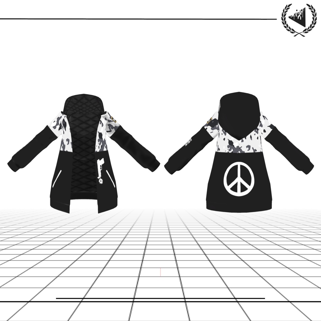 【7アバター対応】Hoodie jacket