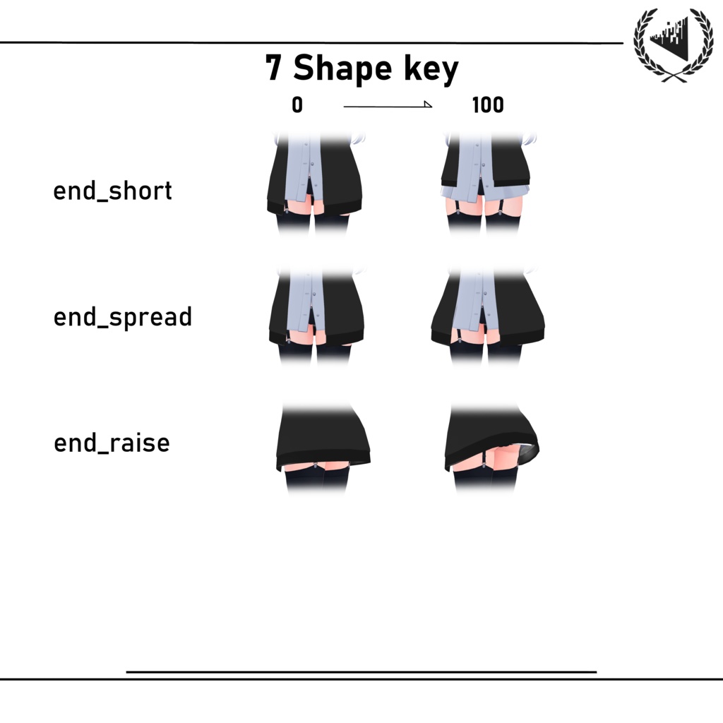 【7アバター対応】Hoodie jacket