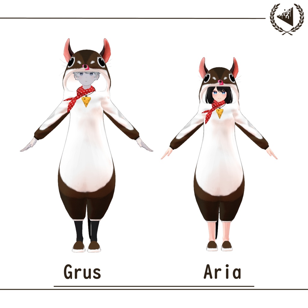 【10アバター対応】Shrew kigurumi