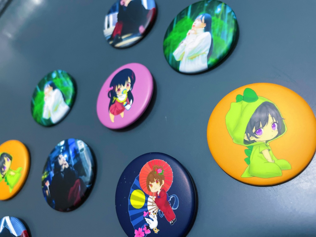 【上鶴 颯桜】缶バッチ3個セット