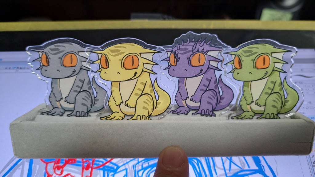 ゲッコーアクスタセット