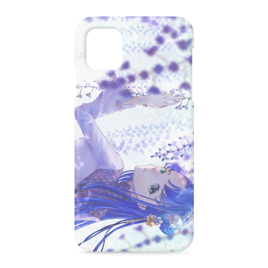 Glyzinie(藤)スマホカバーiPhone11