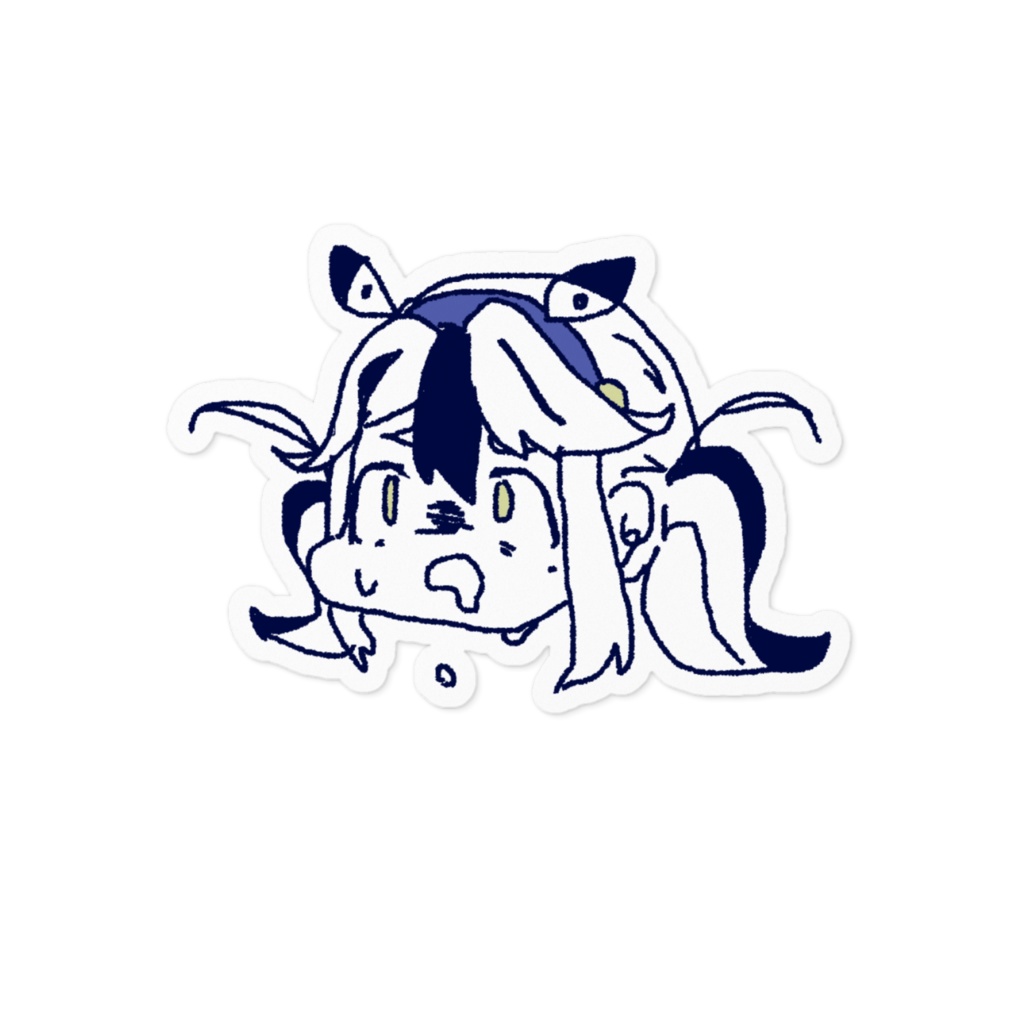 ステッカー(マウス絵)