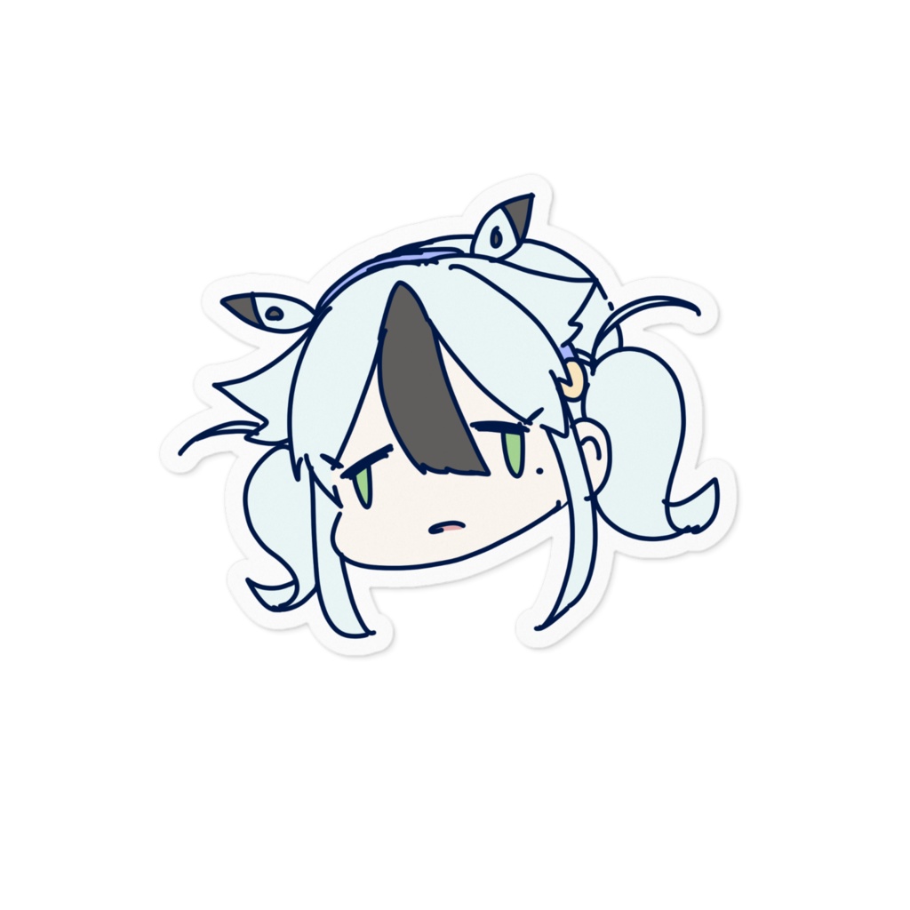 ステッカー(虚無顔)