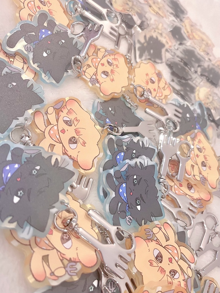 お食事アクキー⚡️
