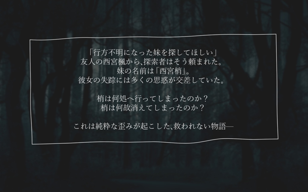 【CoCシナリオ】歪