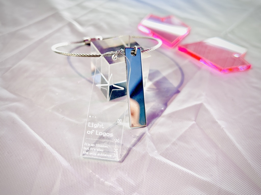 【prototype】アクリルキーリング【Light/type:Label】