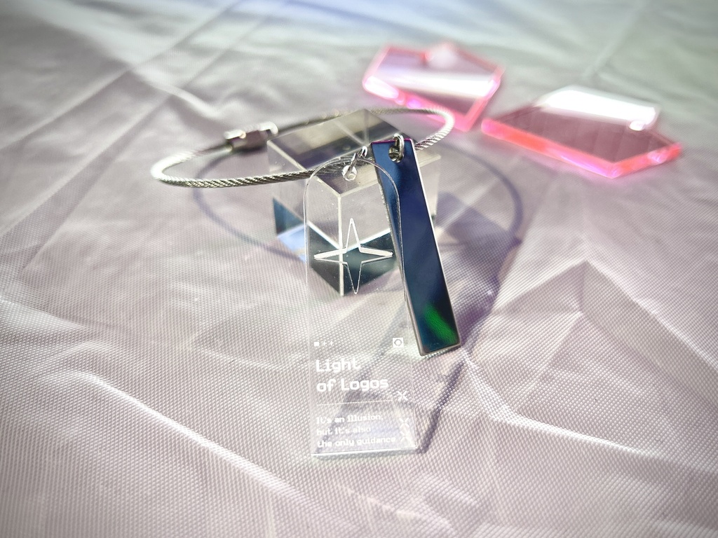 【prototype】アクリルキーリング【Light/type:Label】