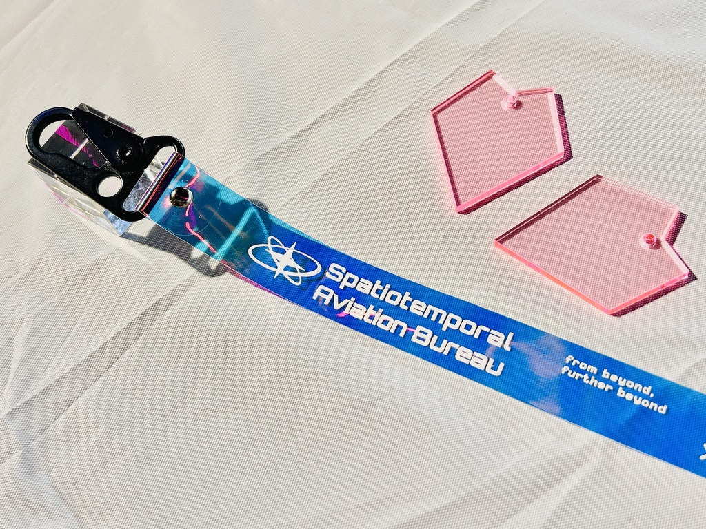 オーロラビニールロングストラップ