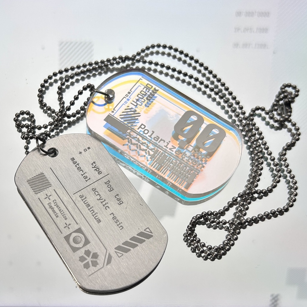 アクリルドッグタグ【Polarization】ver1.1