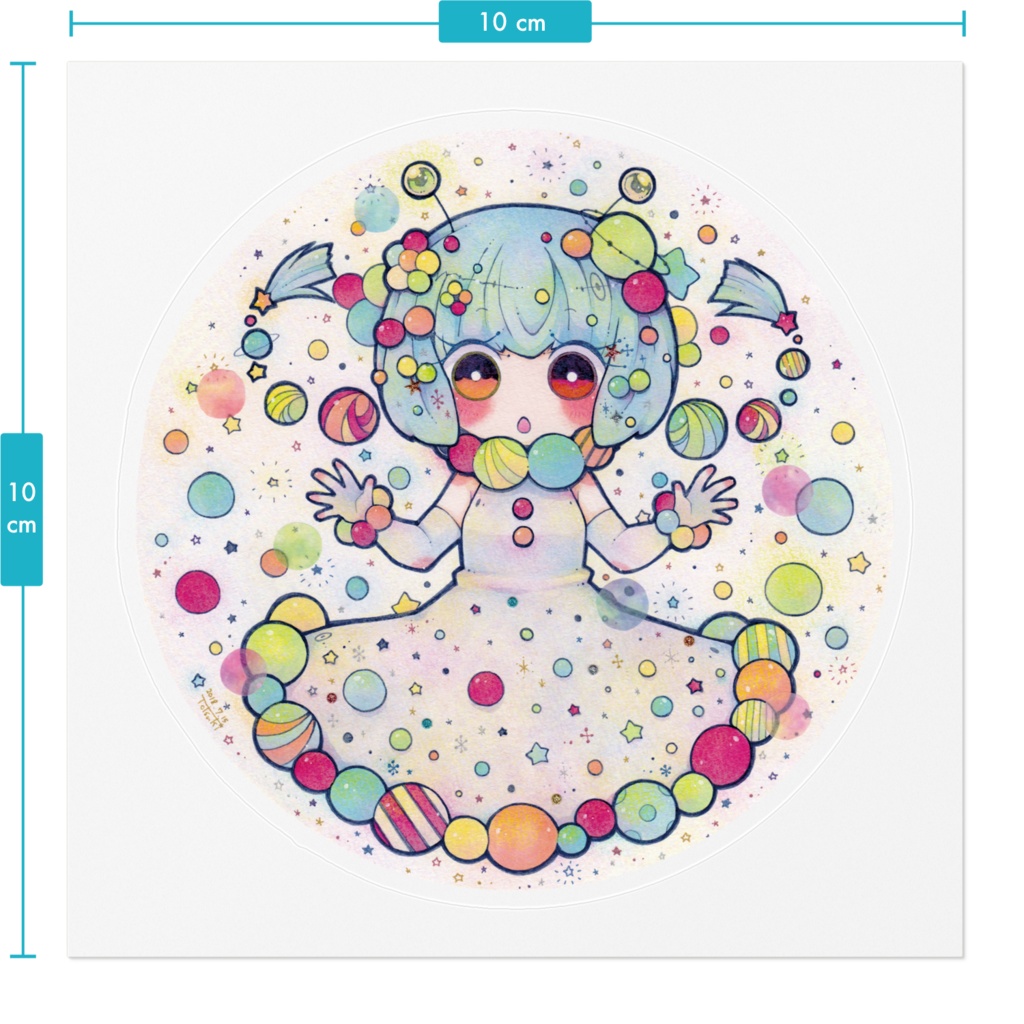 ドドットドット・ドットスター ステッカー