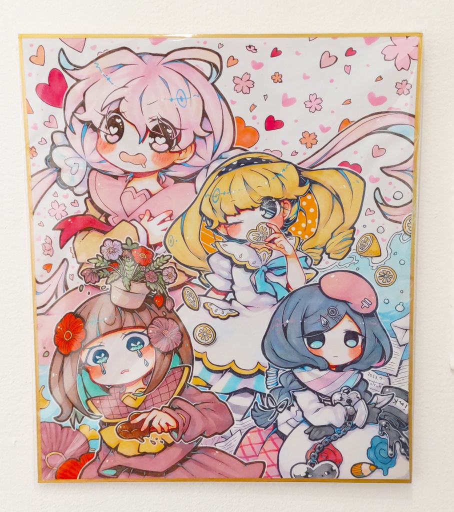 【イラストオーダー】色紙