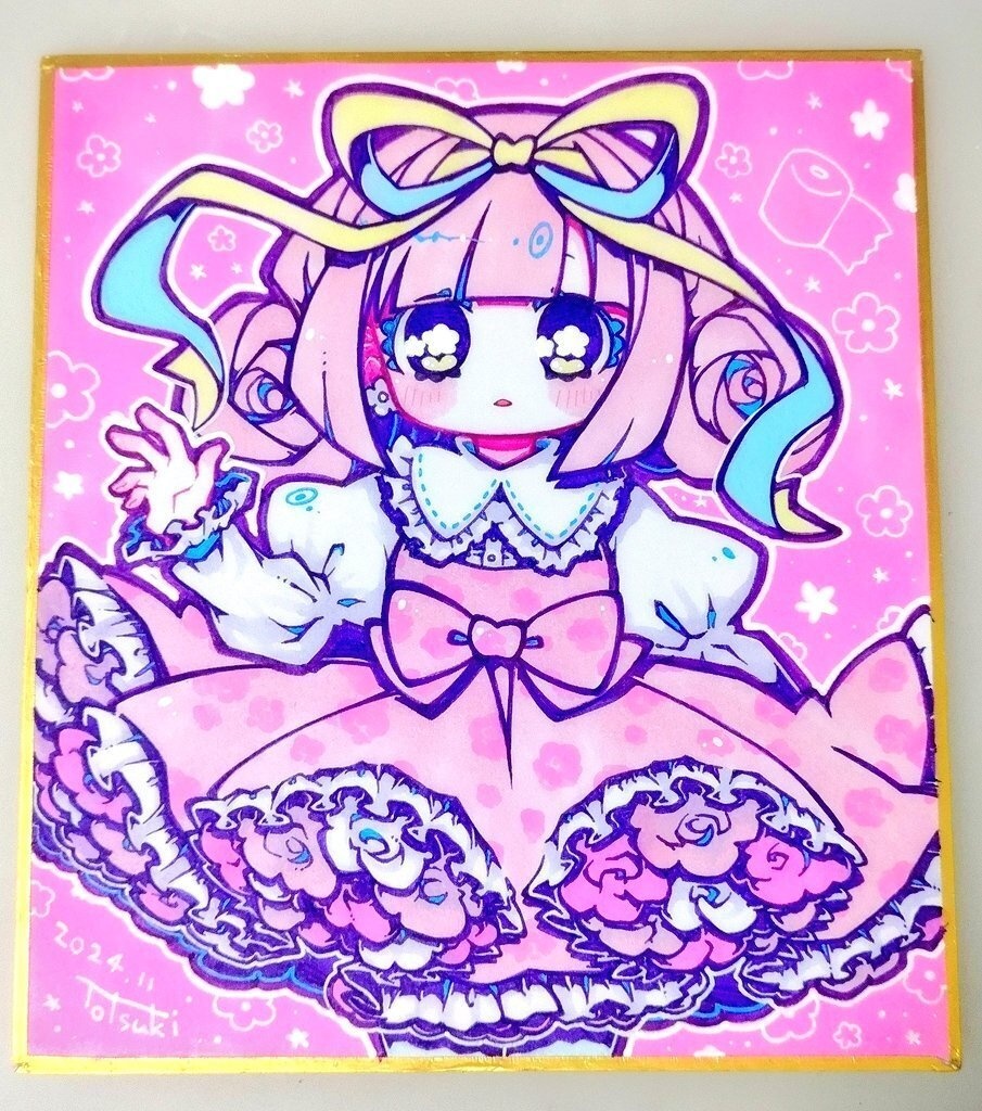 【イラストオーダー】色紙