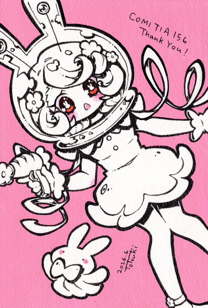 【イラストオーダー】ハガキサイズ