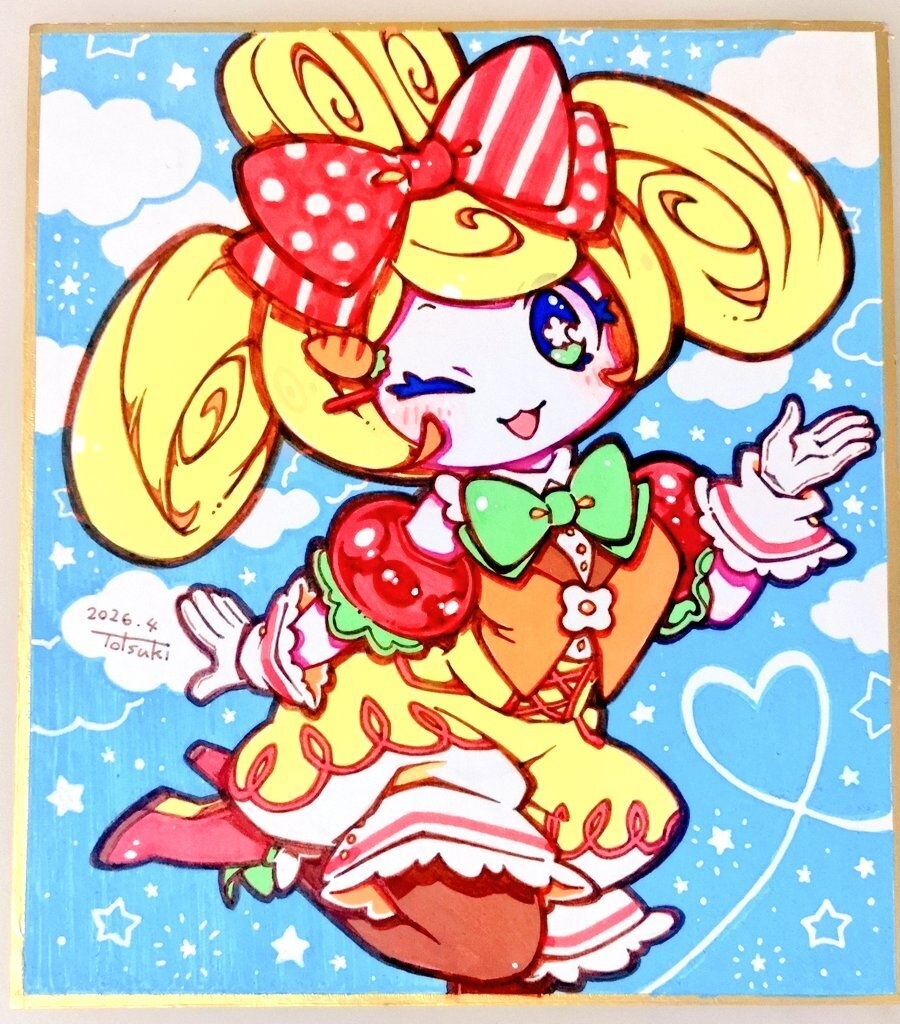 【原画】ノンフレーム作品 3点