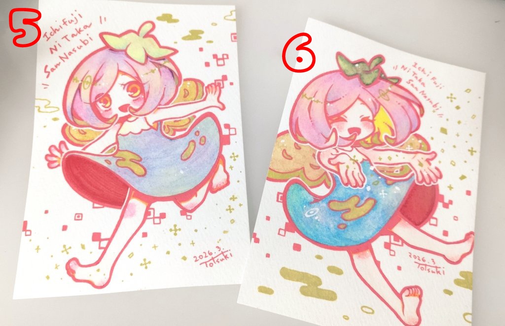 【原画】ドローイング 6点