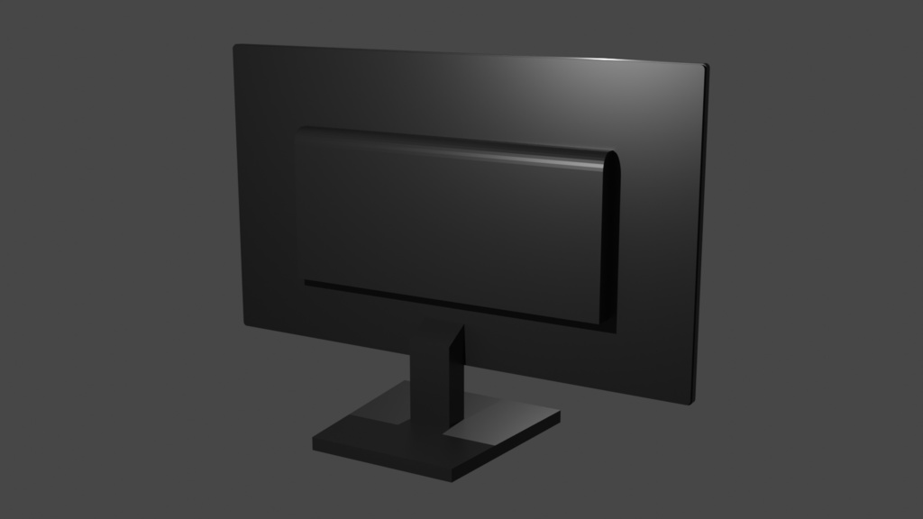 【3Dモデル】液晶ディスプレイ
