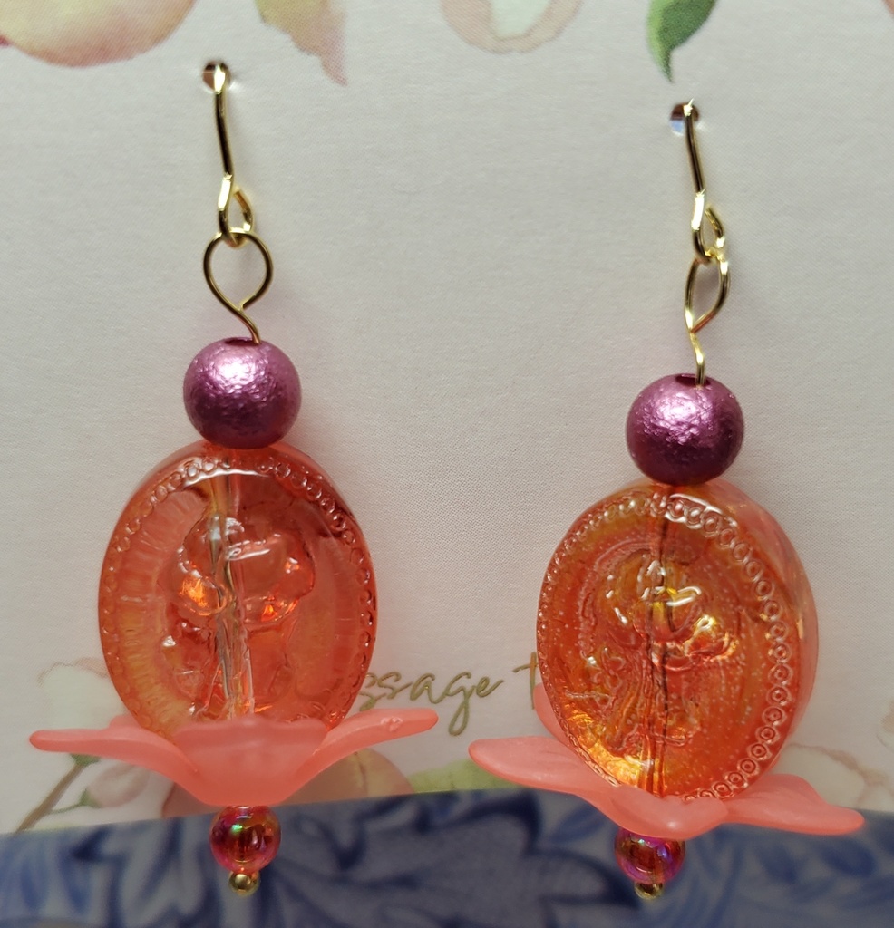 お花系モチーフなピアス(イヤリング)纏め