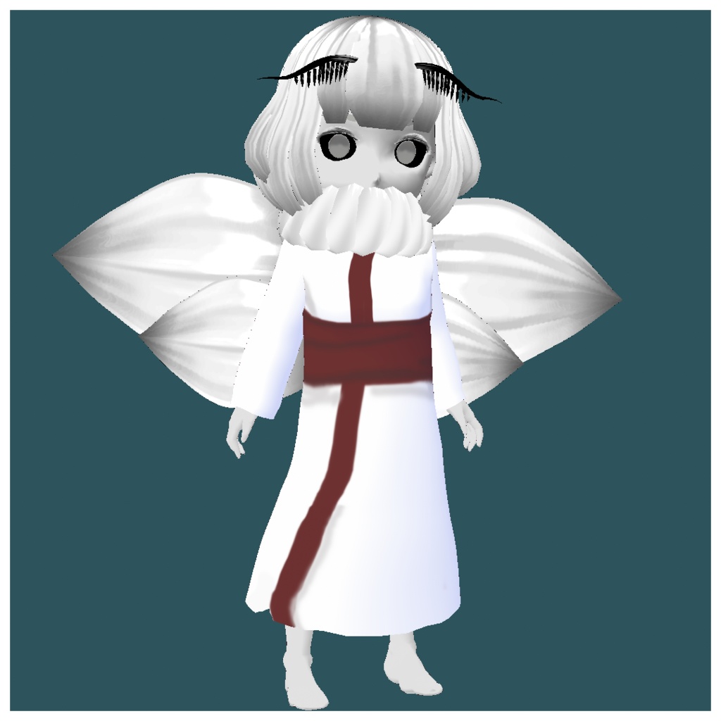 【VRoid VRMアバター】わんぱく人外娘アバター第壱弾 蚕娘