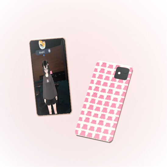 【cluster用アイテム】わんぱくのスマホ