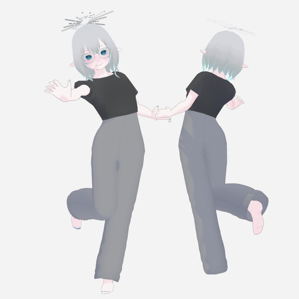 【VRChat対応・vrmアバター】人造天使シータ