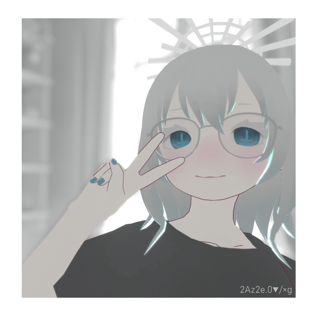 【VRChat対応・vrmアバター】人造天使シータ