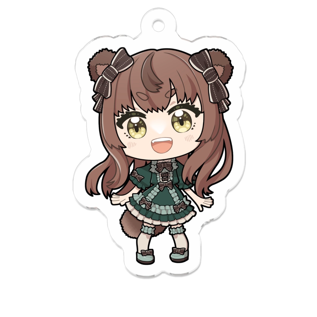 こまにちは!狛狸みぢゅきアクリルキーホルダー