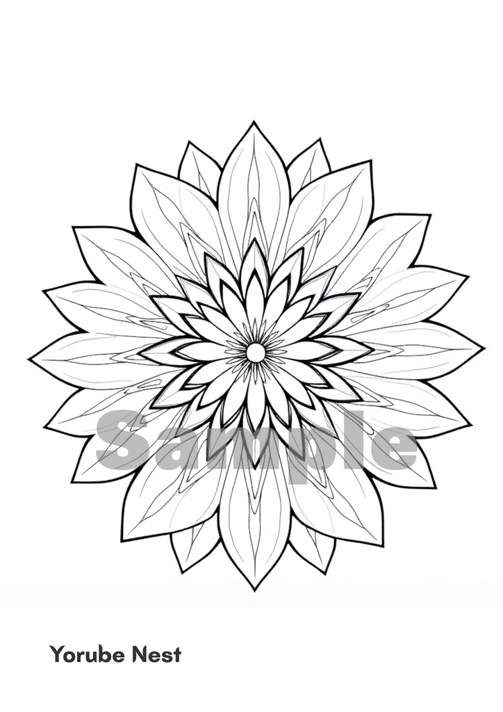 【無料】お試し塗り絵