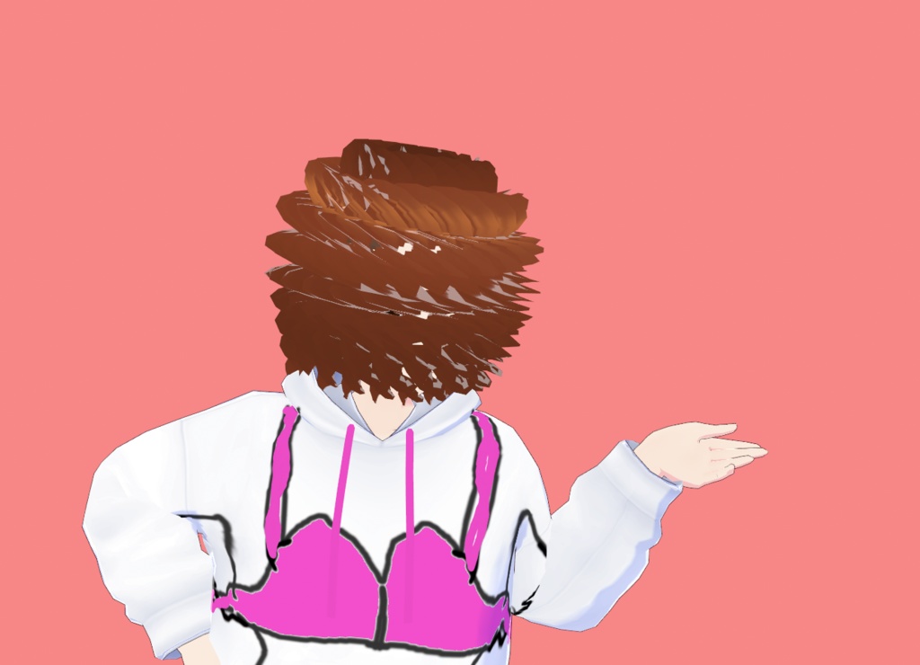 まつぼっくりヘアー