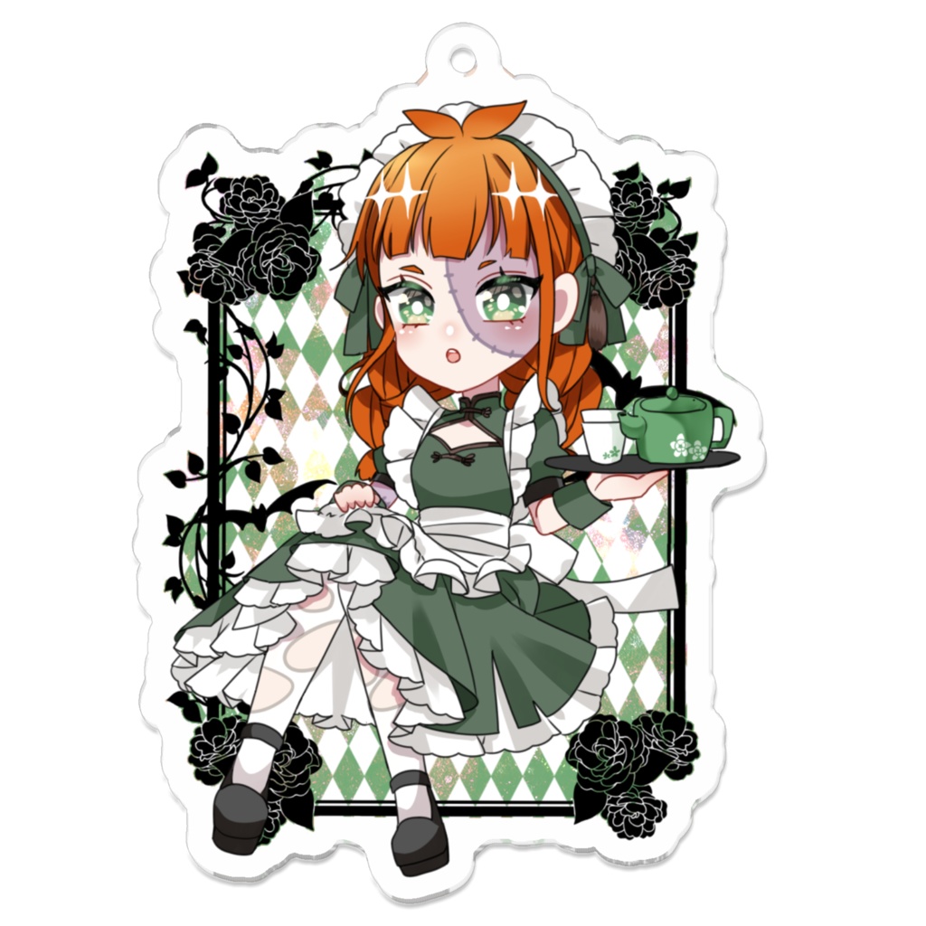 橙花ハロウィンアクキー