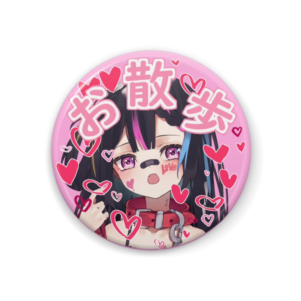 津路宮ちゃんアイコン缶バッチ44㎜