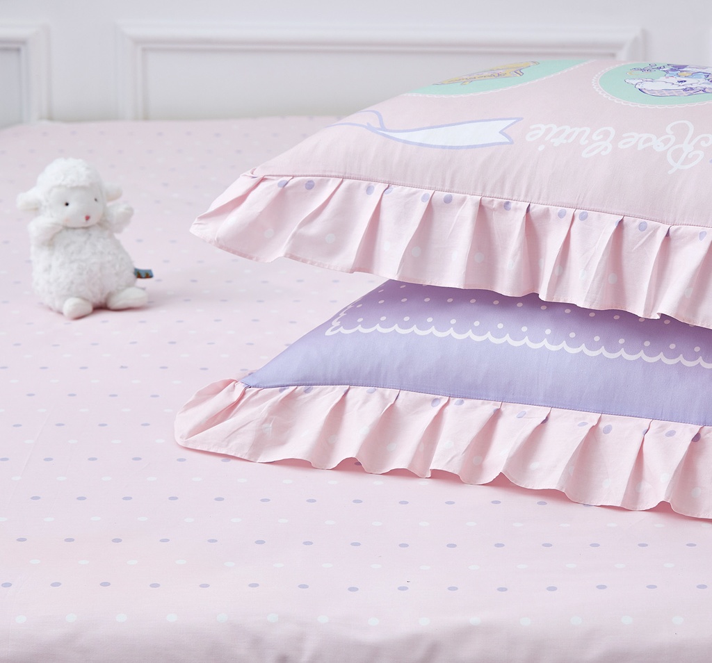 【Rose Cutie x Ms LUTRA】Tea Party in meadow布団カバー4点セット(フリルあり)