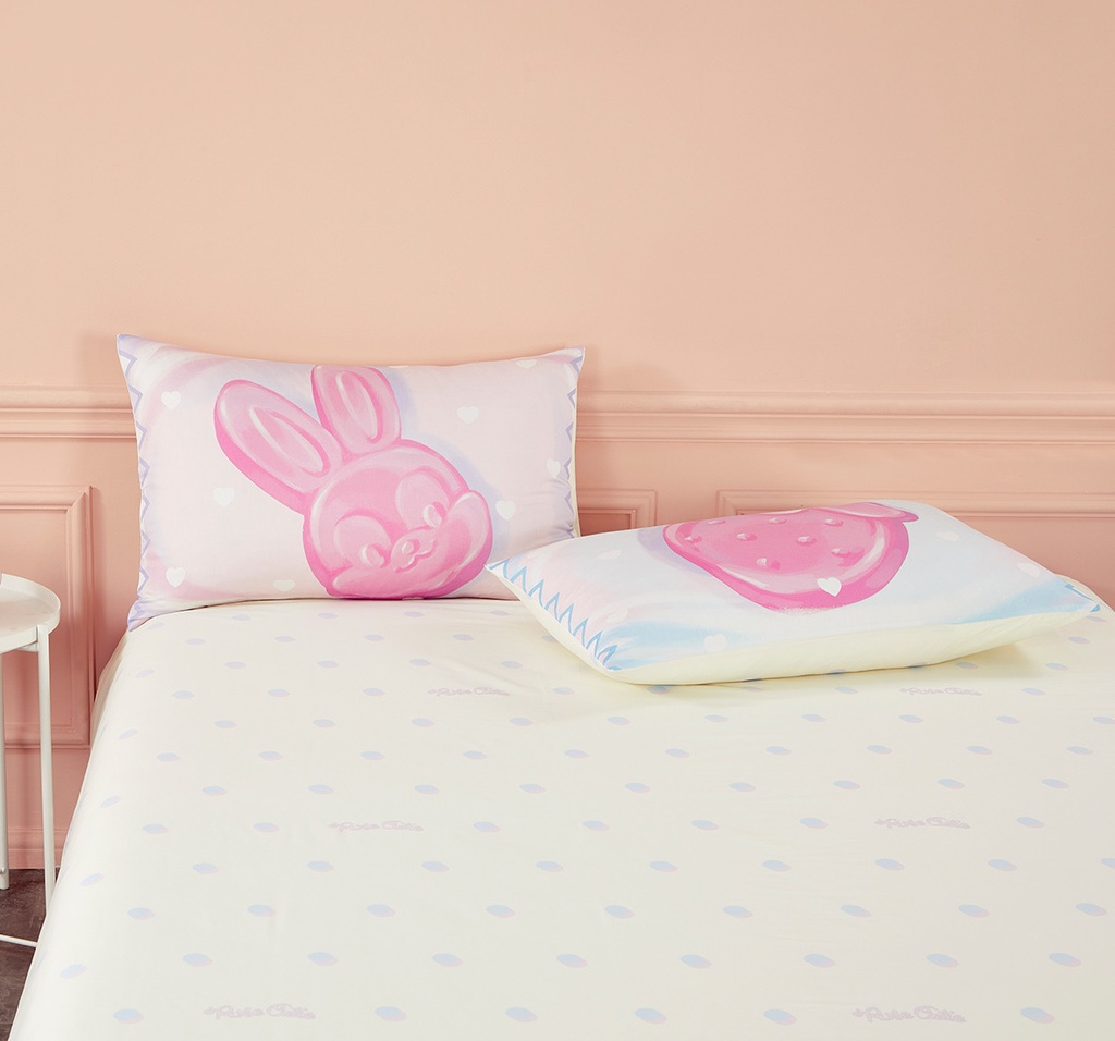 【Rose Cutie x Ms LUTRA】Bunny Creamy Candy布団カバー4点セット
