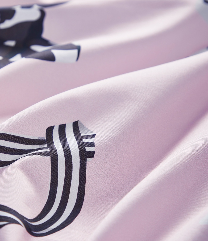 【Rose Cutie x Etoile et Griotte】Rose Cutie Ribbon布団カバー4点セット(ピンク)