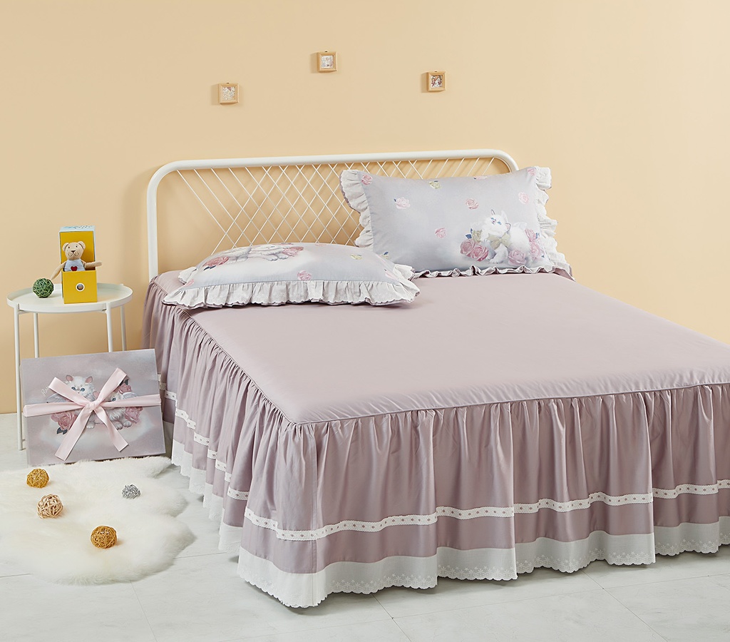 【Rose Cutie x Ms LUTRA】Angel Kitten布団カバー4点セット寝具BOX