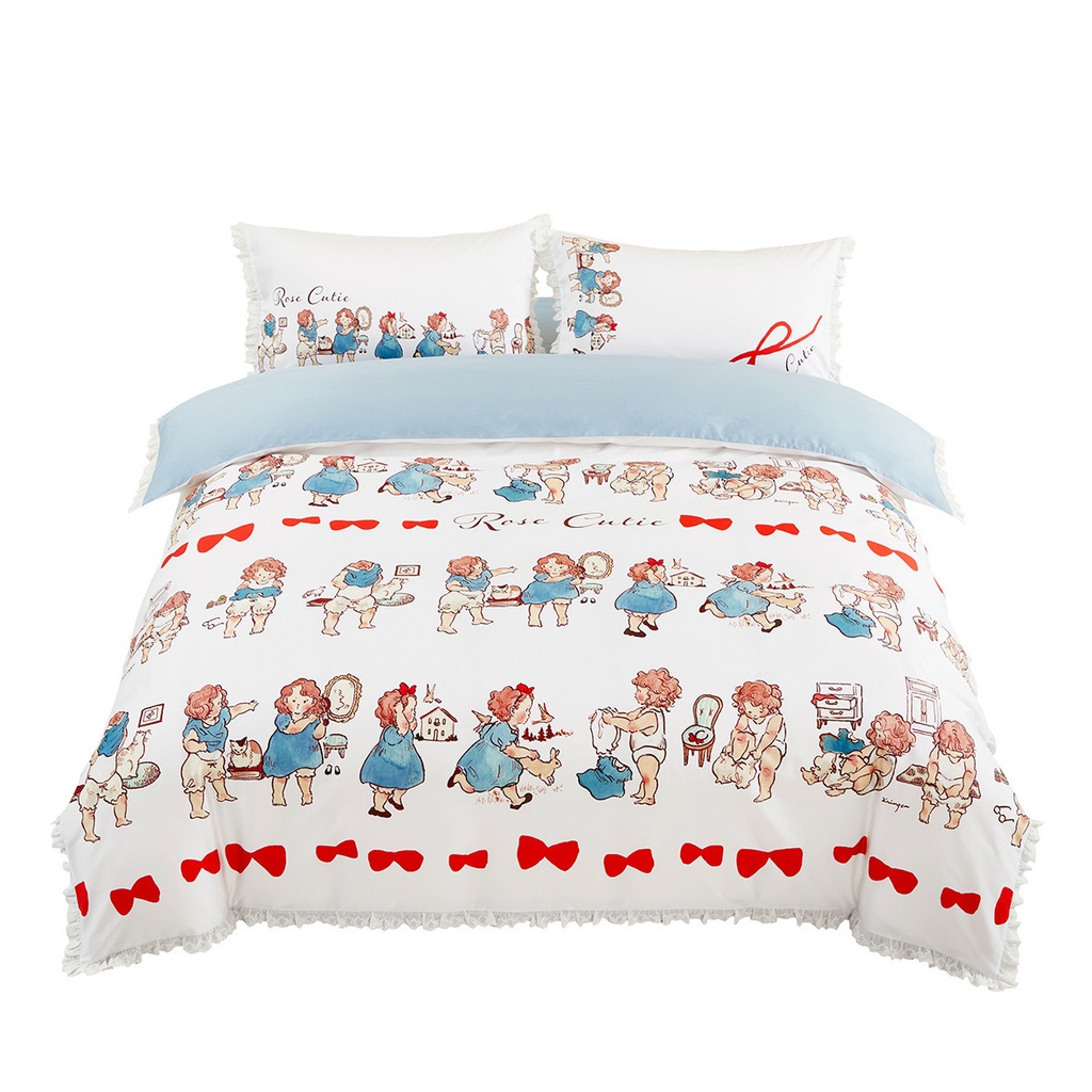 【Rose Cutie x Krimgen】Outfits布団カバー4点セット
