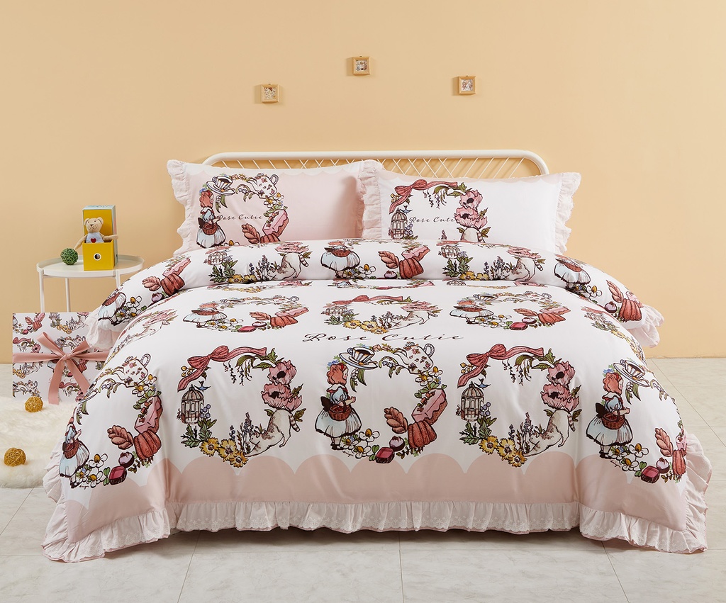 【Rose Cutie x Krimgen】My Favorite Things布団カバー4点セット寝具BOX