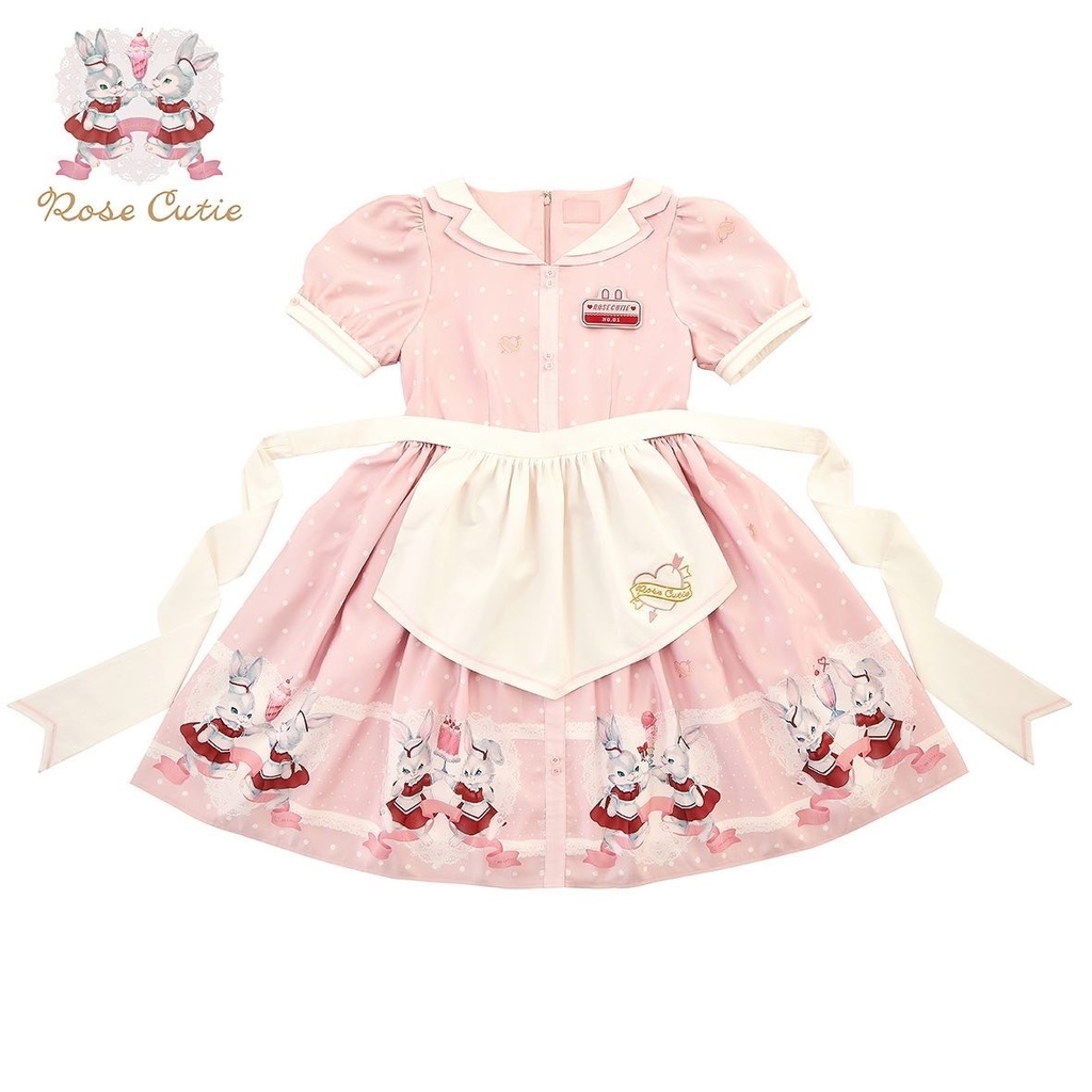 【均一SALE】【Rose Cutie】Diner Bunny ワンピース set