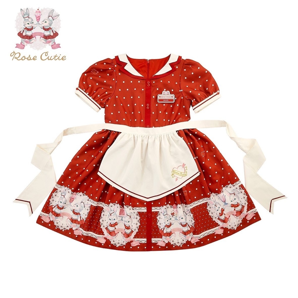 【均一SALE】【Rose Cutie】Diner Bunny ワンピース set