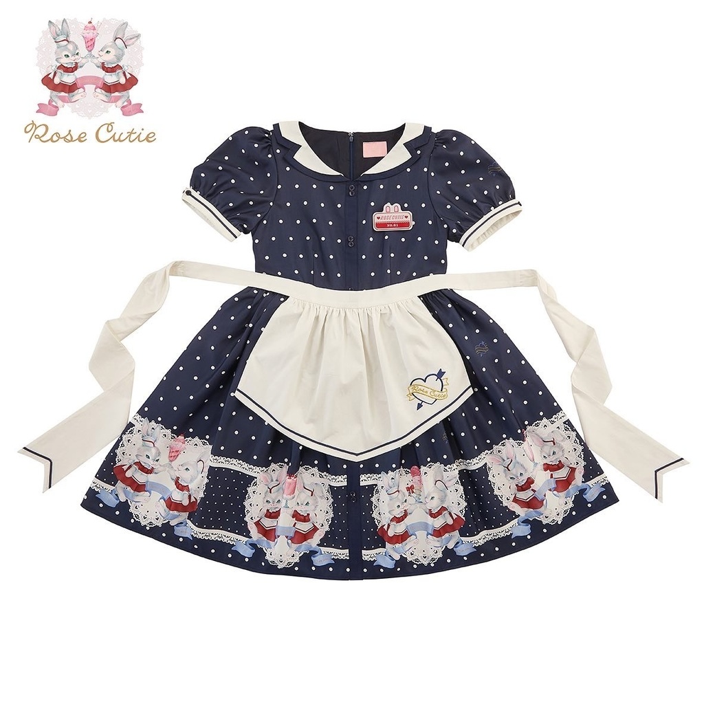【均一SALE】【Rose Cutie】Diner Bunny ワンピース set