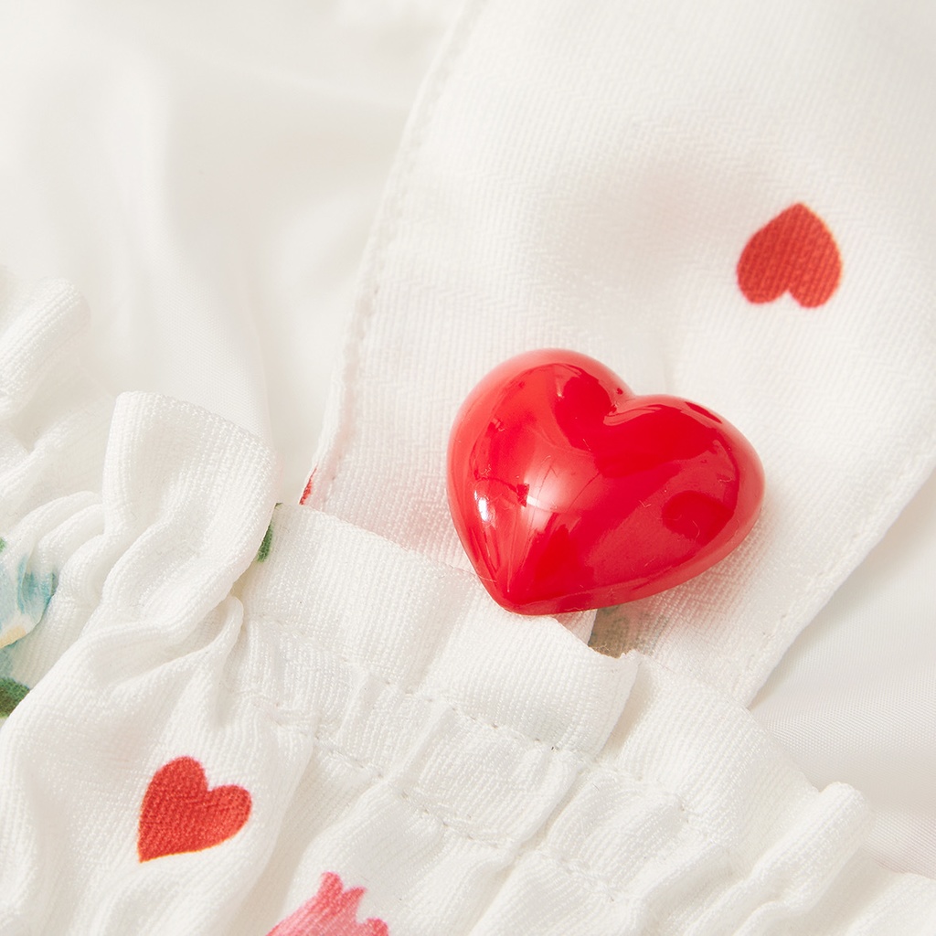 【Rose Cutie】Red Heart Dolls with Pipi ジャンパースカート