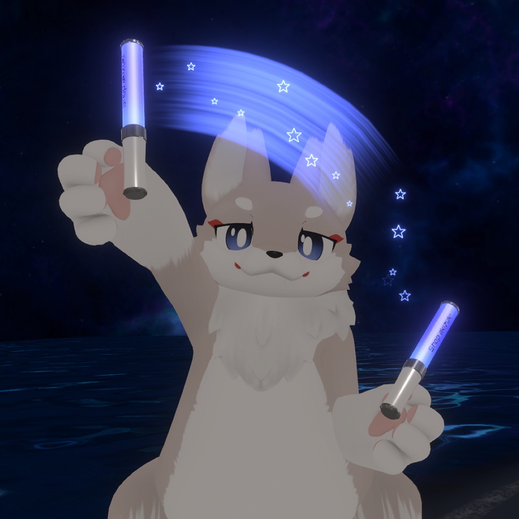 光るペンライト エフェクト付き【VRChat用】年末年始セール中