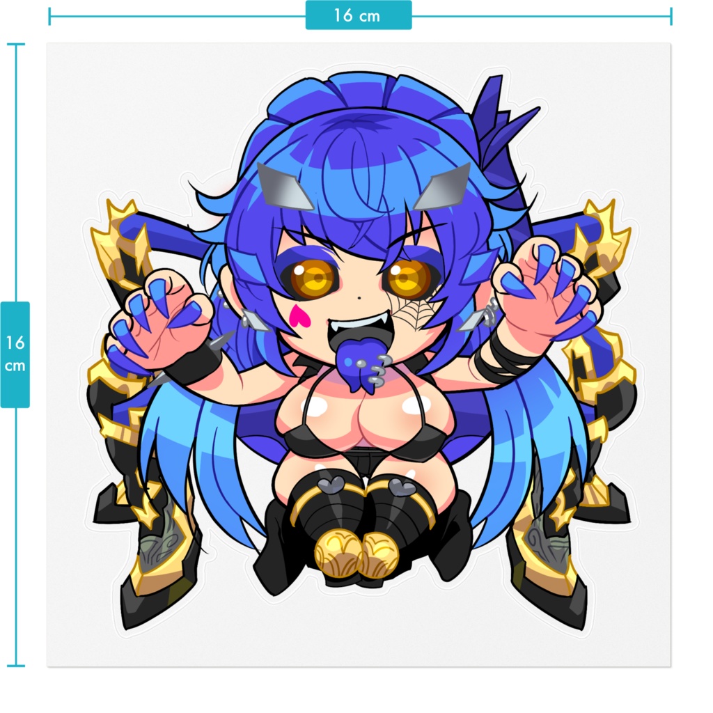 すだ。ちゃんステッカー type:アラクネ