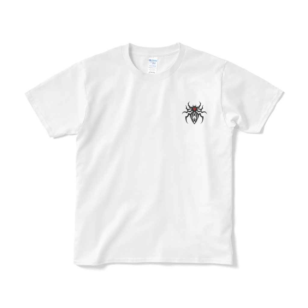 蜘蛛のロゴTシャツ