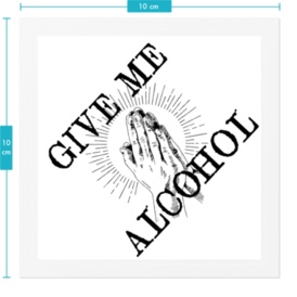 酒乞いステッカー