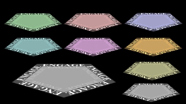 【APNG素材】回転する五角形エンゲージ全8色16種【TRPG】