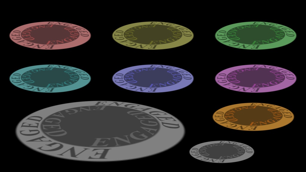 【APNG素材】横向きの回転する円形エンゲージ全8色16種【TRPG】