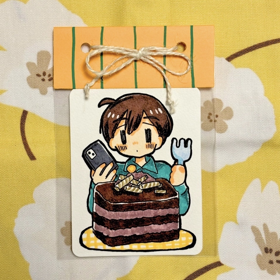 原画|チョコレートケーキ
