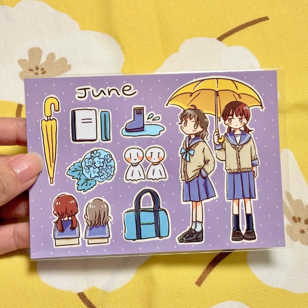 L版シール｜梅雨