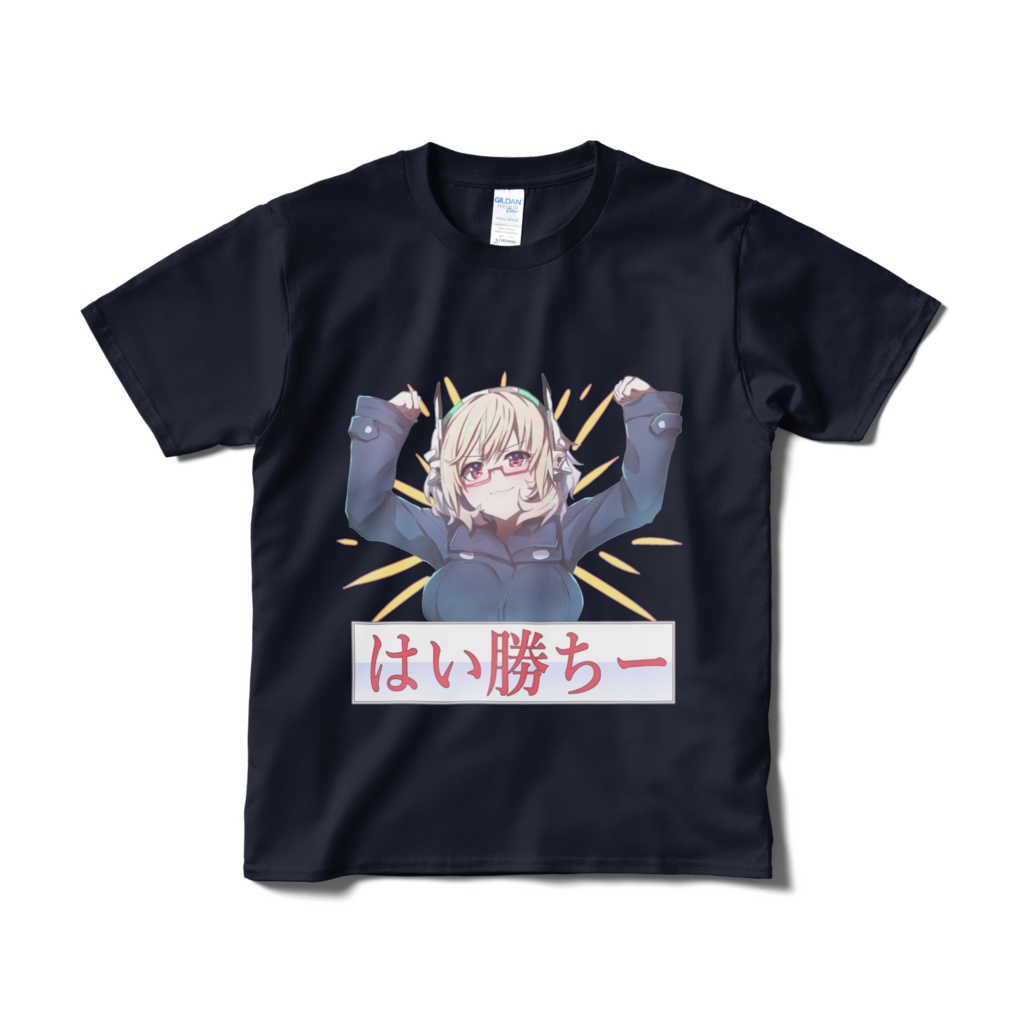 メスガキわからせTシャツ（メンズ　濃紺）